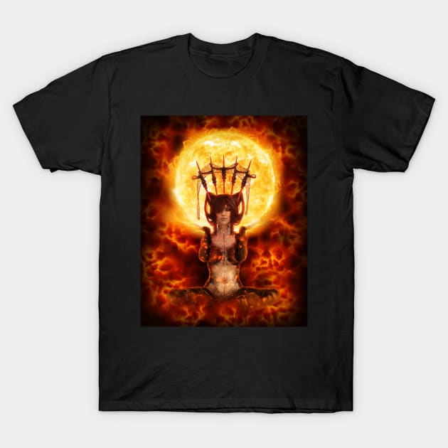 Brigid - Sun Goddess T-Shirt by Manafold